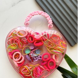 Kalpli Simli Pembe Tokalar