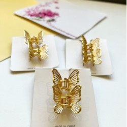 Mini Kelebek Mandal Toka Metal
