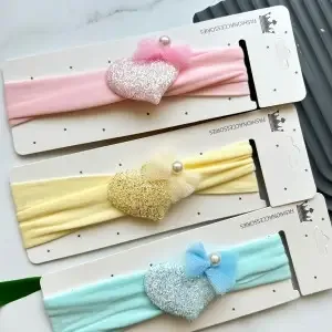 Mavi Kalpli Bebek Bandana