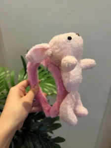 Pembe Büyük Boy Tavşan Taç