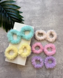 Peluş 2li Lastik Toka