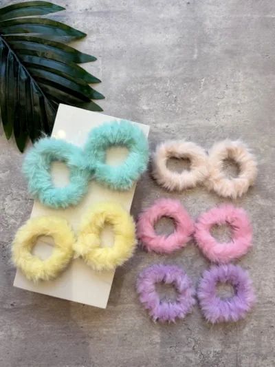 Peluş 2li Lastik Toka