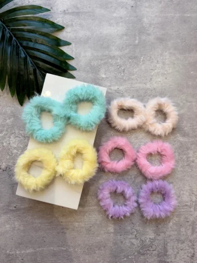 Peluş 2li Lastik Toka
