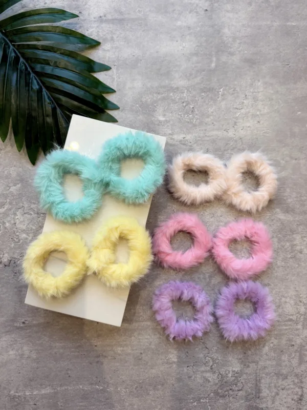 Peluş 2li Lastik Toka